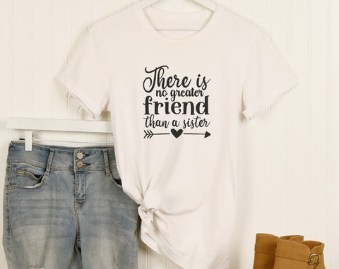 Sisters Quotes SVG Bundle, 6 Designs, Sister Shirt SVG, Sister Sayings SVG, Best Sister Ever SVG, There Is No Greater Friend Than A Sister SVG, Sisters By Birth Friends By Choice SVG SVG HappyDesignStudio 