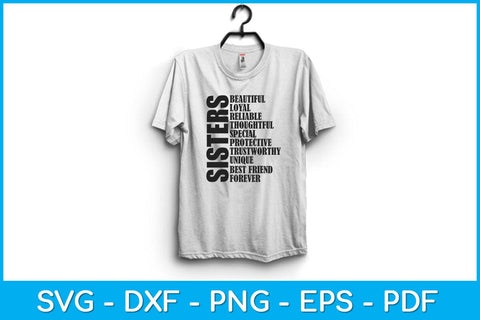 Sisters Will Always be Connected By Heart Svg Design SVG artprintfile 