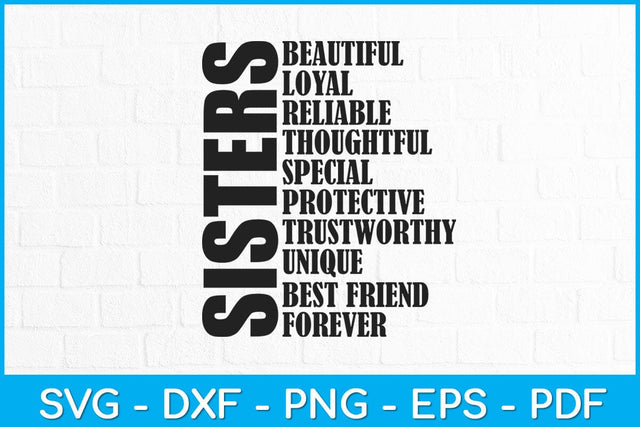 Sisters Will Always be Connected By Heart Svg Design SVG artprintfile 