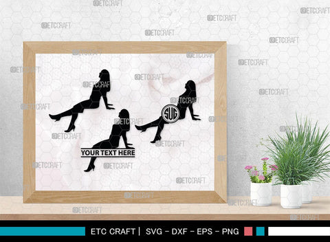 Sitting People Monogram, Sitting People Silhouette, Sitting People SVG, Sitting Men Svg, Sitting Women Svg, SB00406 SVG ETC Craft 