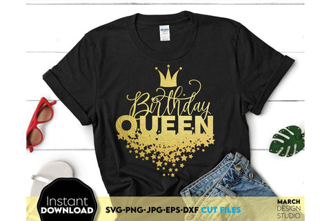 Sixteen Birthday Girl Shirt | Birthday Girl Shirt | Sixteen Birthday Queen SVG SVG March Design Studio 