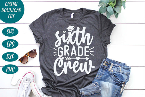 Sixth grade crew svg, Halloween t shirt svg, Sixth grade svg, Sixth grade teacher t shirt, Sixth grade group shirt svg, Teacher t shirt svg, cool teacher svg, SVG Isabella Machell 