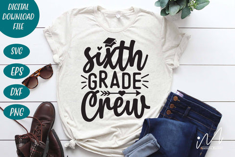 Sixth grade crew svg, Halloween t shirt svg, Sixth grade svg, Sixth grade teacher t shirt, Sixth grade group shirt svg, Teacher t shirt svg, cool teacher svg, SVG Isabella Machell 