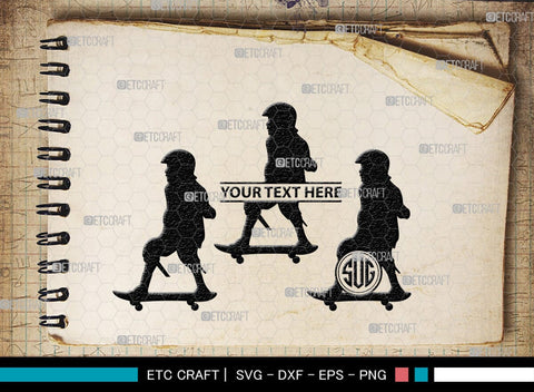 Skateboarding Monogram, Skateboarding Silhouette, Skate Boarding Svg, Skate Border Svg, Sports Svg, SB00127 SVG ETC Craft 