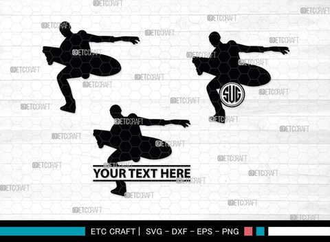 Skateboarding Monogram, Skateboarding Silhouette, Skate Boarding Svg, Skate Border Svg, Sports Svg, SB00127 SVG ETC Craft 