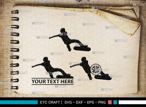 Skateboarding Monogram, Skateboarding Silhouette, Skate Boarding Svg, Skate Border Svg, Sports Svg, SB00127 SVG ETC Craft 