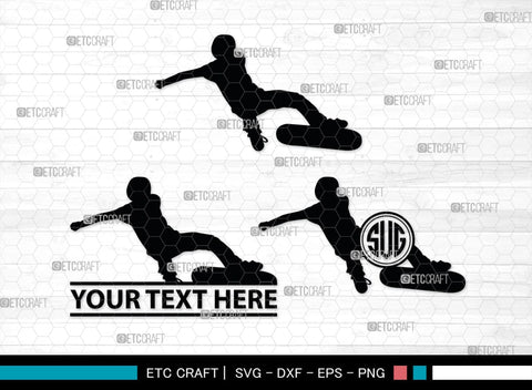 Skateboarding Monogram, Skateboarding Silhouette, Skate Boarding Svg, Skate Border Svg, Sports Svg, SB00127 SVG ETC Craft 