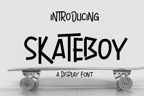 Skateboy Font LetterdayStudio 