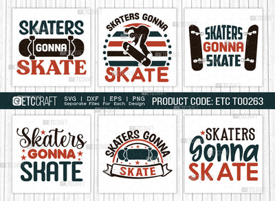 Skaters Gonna Skate SVG Bundle, Roller Derby svg, Roller Skates Svg, Skate Svg, Sports Svg, Roller Skates Quotes, ETC T00263 SVG ETC Craft 
