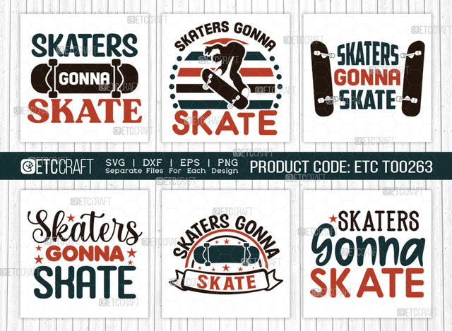 Skaters Gonna Skate SVG Bundle, Roller Derby svg, Roller Skates Svg, Skate Svg, Sports Svg, Roller Skates Quotes, ETC T00263 SVG ETC Craft 