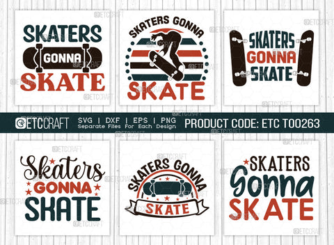 Skaters Gonna Skate SVG Bundle, Roller Derby svg, Roller Skates Svg, Skate Svg, Sports Svg, Roller Skates Quotes, ETC T00263 SVG ETC Craft 