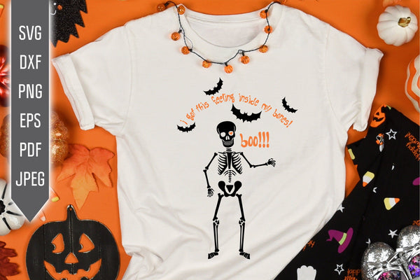 Jacket Skeleton Inside Halloween Print Kids Stock Vector (Royalty