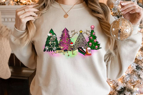 Skeleton Christmas tree Sublimation Design Sublimation LAM HOANG THUY 