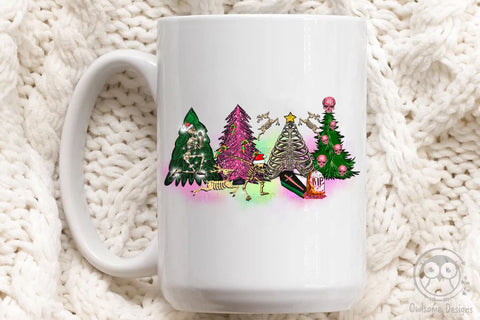 Skeleton Christmas tree Sublimation Design Sublimation LAM HOANG THUY 