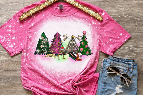 Skeleton Christmas tree Sublimation Design Sublimation LAM HOANG THUY 