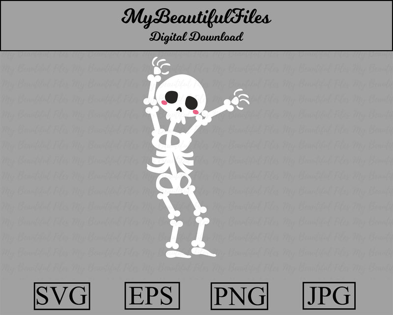 skeleton - halloween SVG MyBeautifulFiles 