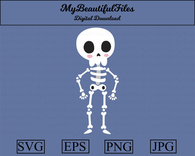 skeleton - halloween SVG MyBeautifulFiles 