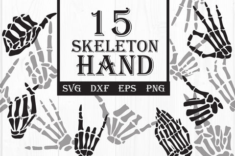 skeleton hand svg SVG dadan_pm 