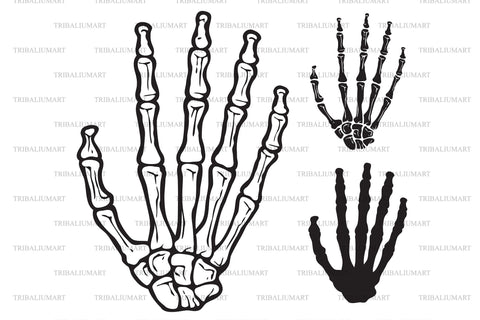 Skeleton Hand SVG TribaliumArtSF 