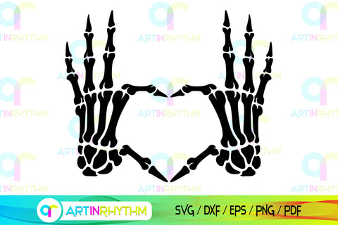 Skeleton hand symbol svg bundle SVG Artinrhythm shop 