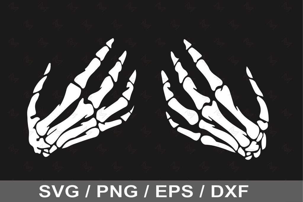 Skeleton Hands SVG, Skeleton SVG, Skull Skeleton Hand SVG - So Fontsy