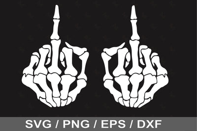 Skeleton Middle Finger Svg, Png, Dxf, Skeleton hand Svg SVG SailorMoonDigitals 