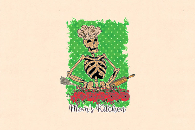 Skeleton Mom Kitchen Sublimation Sublimation Jagonath Roy 