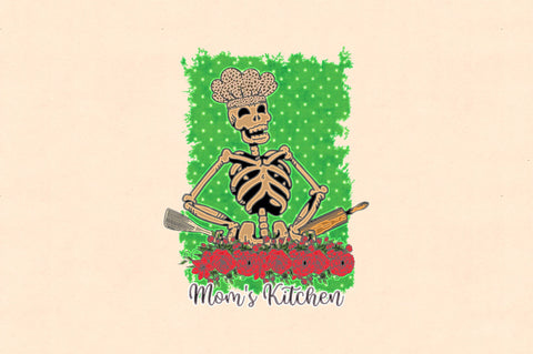 Skeleton Mom Kitchen Sublimation Sublimation Jagonath Roy 