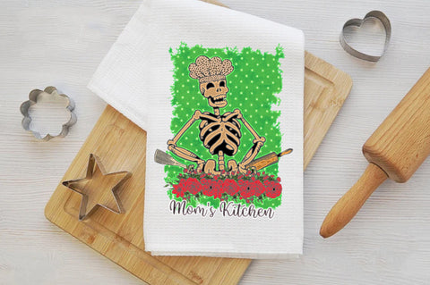 Skeleton Mom Kitchen Sublimation Sublimation Jagonath Roy 