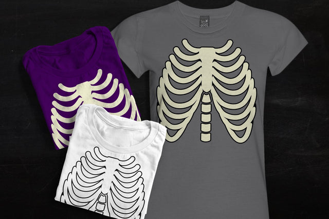 Skeleton Rib Cage SVG Risa Rocks It 