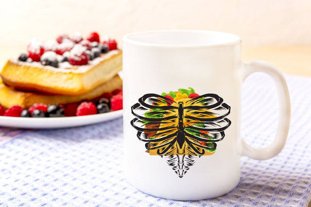 Skeleton Rib Halloween Taco Skeleton PNG Sublimation Rupkotha 