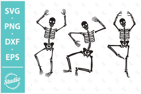 Skeleton Svg, Dancing Skeleton Svg, Skeleton Hands Svg, Png, Dxf SVG SailorMoonDigitals 