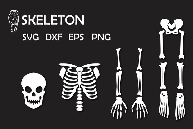 Skeleton svg, dxf, eps, png Cut File SVG dadan_pm 