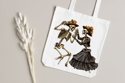 Skeletons Dancing Sublimation Clipart Sublimation Regulrcrative 