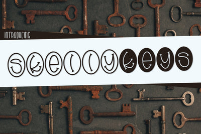 Skelly Keys Font Kitaleigh 