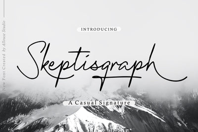 Skeptisgraph Font Allouse.Studio 