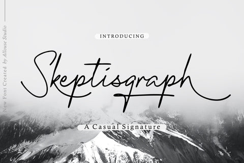 Skeptisgraph Font Allouse.Studio 