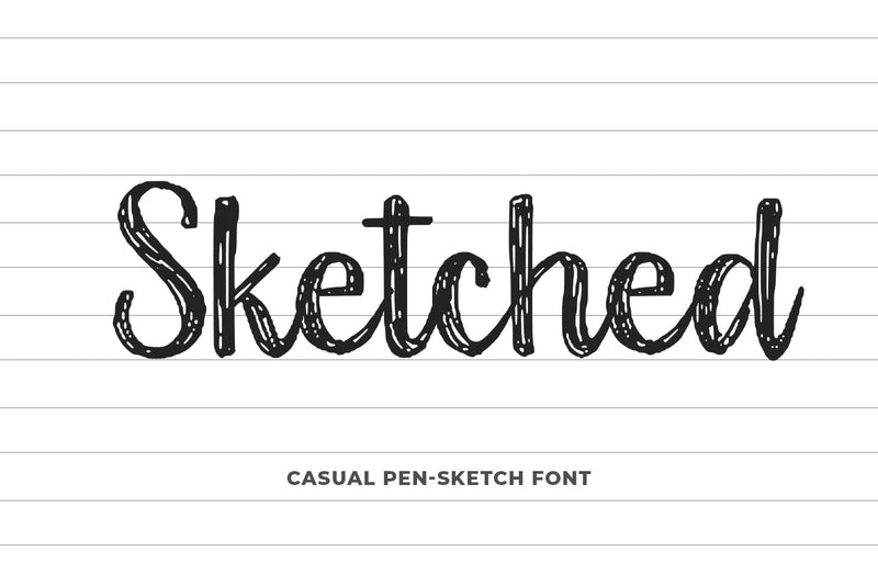 Sketched Font Abo Daniel Studio 
