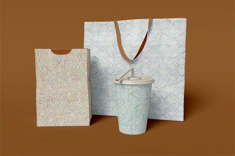 Sketchy Digital Papers Sublimation Ethnic Touch 