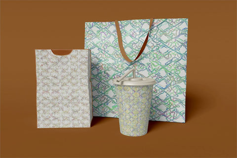 Sketchy Digital Papers Sublimation Ethnic Touch 