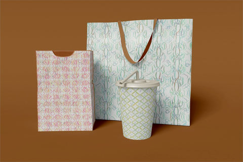 Sketchy Digital Papers Sublimation Ethnic Touch 