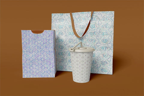 Sketchy Digital Papers Sublimation Ethnic Touch 