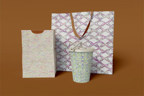 Sketchy Digital Papers Sublimation Ethnic Touch 