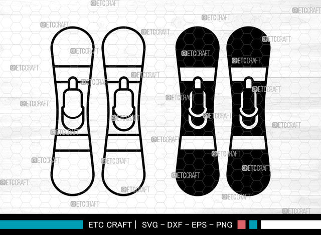Skiing Board SVG, Winter Sports Svg, Snowboarding Svg, Skiing Board Icon Svg, Skis Svg, Skiing Board SVG ETC Craft 