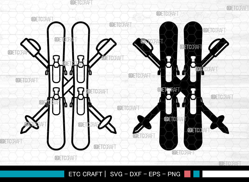 Skiing SVG, Skiing SVG, Ski Svg, Ski Helmet Svg, Ski Goggles Svg, Ski Boots Svg, Skiing SVG ETC Craft 