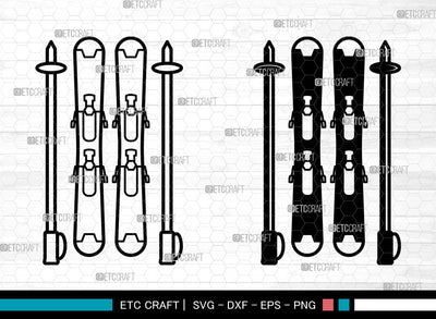 Skiing SVG, Skiing SVG, Ski Svg, Ski Helmet Svg, Ski Goggles Svg, Ski Boots Svg, Skiing SVG ETC Craft 