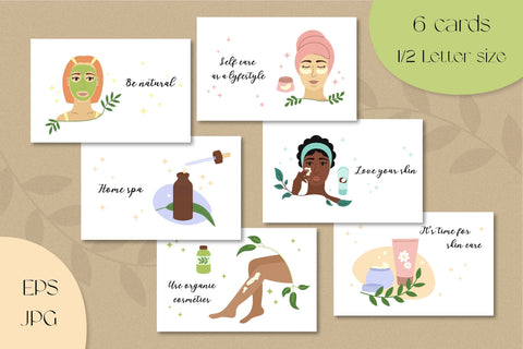 Skin Care Collection | PNG Illustrations & Vector Patterns SVG AnnaViolet_store 