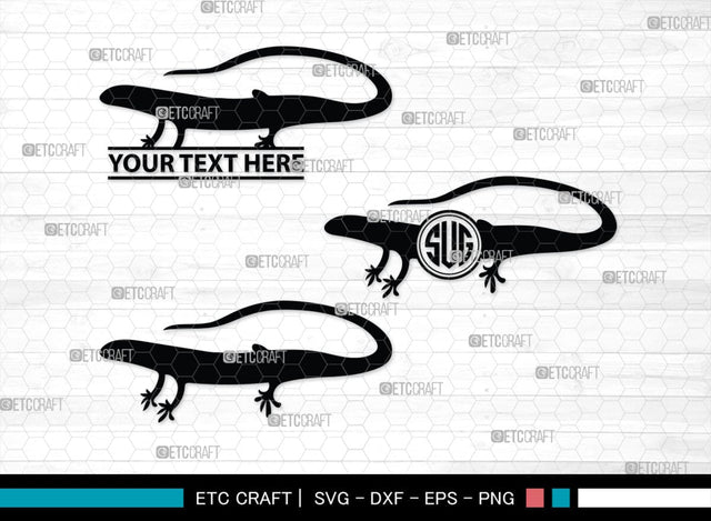Skink Monogram, Skink Silhouette, Skink SVG, Skink Reptile Svg, Skink Lizard Svg, Skink Lizard Svg, Tongue Skink Svg, SB00319 SVG ETC Craft 