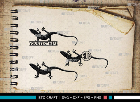 Skink Monogram, Skink Silhouette, Skink SVG, Skink Reptile Svg, Skink Lizard Svg, Skink Lizard Svg, Tongue Skink Svg, SB00319 SVG ETC Craft 