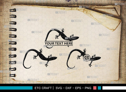 Skink Monogram, Skink Silhouette, Skink SVG, Skink Reptile Svg, Skink Lizard Svg, Skink Lizard Svg, Tongue Skink Svg, SB00319 SVG ETC Craft 